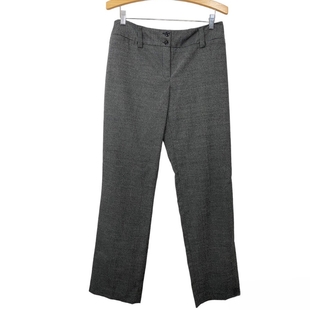 AB Studio Gray Straight Leg Pants Trousers Women’s 6 Professional Career Wear